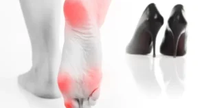 مشکلات پوشیدن کفش پاشنه بلند