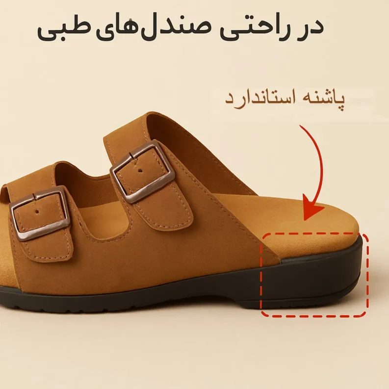 پاشنه استاندارد در صندل طبی